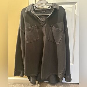 Distressed Button Up